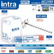 Antena Luar Digital INTRA INT-003 + Kabel Antena 13 Meter