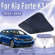 Car Sun Visor For Kia Forte K3 YD 2012~2018 2015 2 Front Windshield Sunshade Heat Insulation Summer 
