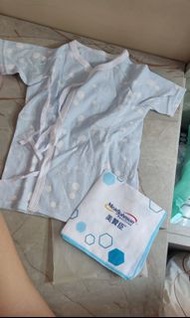 $25@2美赞臣純棉嬰兒和尚袍纱巾