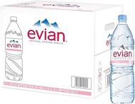 Evian Natural Spring Water 12 × 1.5 L