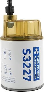 Fuel Filter Water Separator with Clear Bowl Assembly,Replacement For Marine Outboard Motor Mercury 1