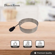 Dine & Room | Stainless Steel Omelet Egg Mold | Round Omelete Size 9, 1.3, 7 cm