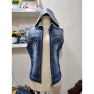 Outer vest denim urban revivo