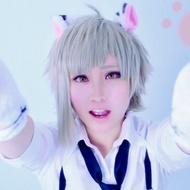 Cute Bungou Stray Dogs Atsushi Nakajima Linen Wig for Cosplay
