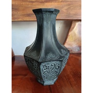 Vintage Japanese Metal Alloy Vase-10.5", (V28)