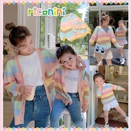 Riconini Family Sets 2023 Parent-Child Sweater Knitwear Coat Mother-Daughter Matching Outfit Sisters