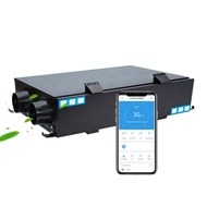 Modern House Ceiling Mounted Smart Erv/Hrv Energy Recovery Ventilation System With Optional CO2 Sems