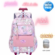 SALE!!Trolley Backpack for Elementary School Children with Wheels LP2-8 18inch Trolley Bag with Whee