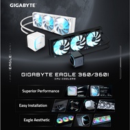 GIGABYTE EAGLE 360 ARGB AIO Black / White Cpu Socket Intel 1851 / 1700 / 115X / 1200 / AMD AM5 / AM4