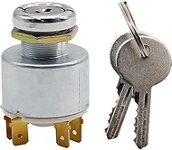 31973K4183 Waterproof Ignition Key Starter Switch with 3 Position 5 Terminal 2 Keys Suitable for Car