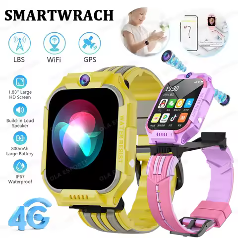 New 5G SmartWatch Kids Watches WIFI Video Call Waterproof Child Smartwatch Camera SOS GPS positionin
