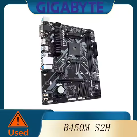 GIGABYTE B450M S2H For AMD AM4 DDR4 Micro ATX Usb 3.1 gen1 Vga DVI-D