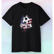 Men'S Tee Usa Flag Socceramerica Patriotic Flag Countries Sports
