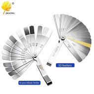 Metric-Inch Stainless Steel Feet Gauge 32+16 Feet Gauge Combination 0.015-0.035mm Valve Gap Measurin