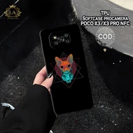 HP POC0 X3 / X3 Pro NFC Case - Leviora Case - Black Fashion Case - POC0 X3 / X3 Pro NFC Softcase - P