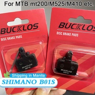 BUCKLOS Shimano B01S MTB Brake Pads MT200 Resin Metal Bike Brake Pads M8020 M6100 Cycling Disc Brake