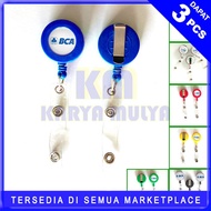 ID Card Yoyo BCA Gantungan ID Card Holder Logo Bank BCA - Karya Mulya / 3pcs