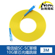 Telecom Grade SC-SC Single Mode 10G Core Optical Fiber Jumper 3m