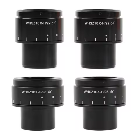 1 Pair WHSZ10X-H22 WHSZ10X-H25 Eyepiece Eye Lens Wide Field 22mm 25mm For OLYMPUS SZ51 SZ61 SZX7 SZX