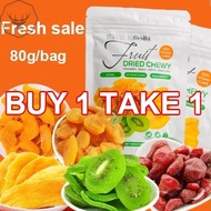 Dried Fruit Mix 5 Dried Fruits Organic Strawberry Mango 100% Healthy Snack 80g