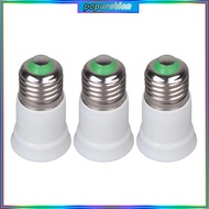 POP 3Pcs E27 Lamp Socket Extension Adapter 65mm Length Supports Up To 60W Power