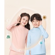 BOBDOG girls' thermal clothing set made of warm, stretchy fleece zip material with cute Rabbit print