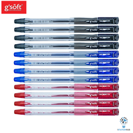 GSoft 5566 Semi Gel Ball Pen | 0.6mm | Bulk Lot | Pack of 12 Pens
