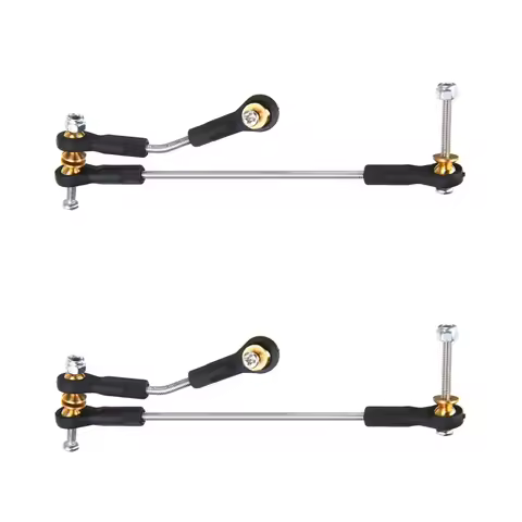 KKZ-2 Set Steering Link Servo Link Rod Steering Linkage for WPL C14 C24 C34 B1 B14 B24 B16 B36 1/16 