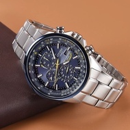 Ready Stock CITIZEN Chronograph Mens Fashion Multifunctional Calendar Sports Casual Watch