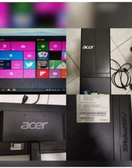 Acer /X1430電腦主機+螢幕