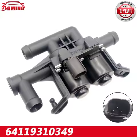 64119310349 Car Coolant Heater Control Valve For BMW 528I 535D 535I 535I GT 550I 550I GT 640I 650I 7