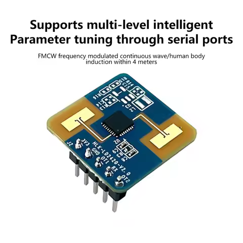 LD2420 mmWave 24G Radar Ranging 0.75m-6m Distance Detection Radar Sensor Module HLK-LD2420 FMCW Huma