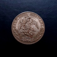 Koin Counterfeit 8 Reales Mexicana Tahun 1882