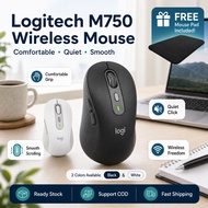 Logitech M750 Signature Wireless Bluetooth Mouse SmartWheel Silent Mice for Office