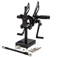 For KAWASAKI ZX10R ZX 10R 2011-2020 Motorcycle Rearset Footrest Footpeg Adjustable Aluminum Rear Set