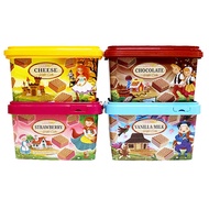 Biskitop Wafer Cube - Wafer Krim Aneka Rasa