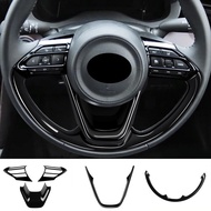 Car Steering Wheel Panel Switch Button Cover For Toyota Yaris Cross Aqua Sienta Interior Accessories