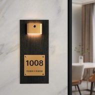 Middle ancient style vertical Acrylic illuminated entrance decoration  Hdb Unit Number House Number 
