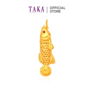 TAKA Jewellery 916 Gold Fish Pendant