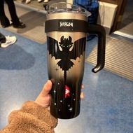 2025 Universal Studios How to Train Your Dragon Toothless stainless steel thermos cup, 1200ml Big MA