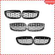 [SzluzhenbcMY] 2 Pieces Vehicle Front Kidney Grille Grill 51137157278 Left Right for BMW E92 E93 3 S