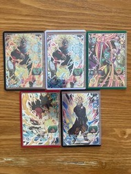 ($100 三張) 港版七龍珠英雄4星卡 &GCP： PUMST03-038 巴達克：超宇宙 / PUMST03-040 魔神普丁/ PUMST04-041 巴達克 / GCO-SEC11 黑衣戰士