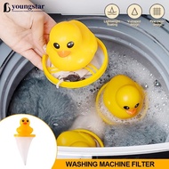 YOUNGSTAR 1Pc Yellow Duck Reusable Washing Machine Filter Bag Floating Lint Hair Catcher Pet Hair Remover Dirt Collection Mesh Laundry Ball Cleaning Tools B8V6