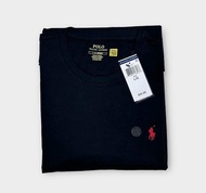 RL TAG QR CODE CUSTOM SLIM FIT JERSEY CREWNECK T-SHIRT สินค้าแท้100%