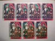 不可思議之-古代王者恐龍王日版日本版亞法黨角色卡共7張-絕對真品