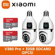 Xiaomi กล้องวงจรปิด360 wifi กล้องวงจรไรสาย5g HD 5MP กล้องวงจรปิด v380 Pro กล้องวงจรปิดดูผ่านมือถือ 2