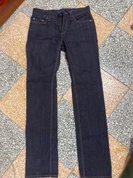 Uniqlo 聯名 +J 原色修身牛仔褲 腰圍 76 尺寸30
