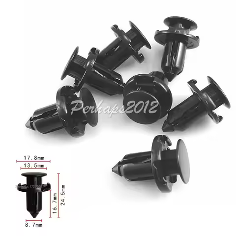 10/100/500x Plastic Rivet Fastener Fender Retainer Push Clips MR200300 Fits 9 mm Hole for Honda & fo