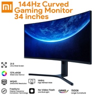 Xiaomi Mi 34" 34inch 144Hz High Refresh rate Monitor  3440 x 1440 Resolution Curved Gaming Monitor ( Black XMMNTWQ34 ) | MI Redmi G34WQ 34inch 180Hz Curved Gaming monitor