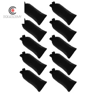 10Pcs Jute Burlap Wine Bags Drawstring, Hessian Cloth Bottle Gift Bags for Blind Taste Halloween Par